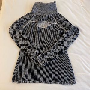 Abercrombie stripe turtleneck